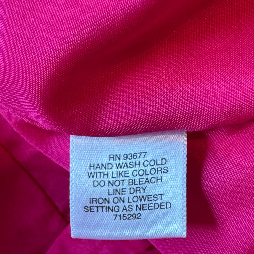 Liz Claiborne Fuchsia Eyelet Dress - Picture 4 of 4